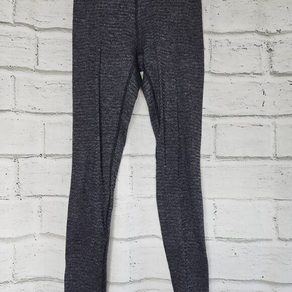 Beyond Yoga Womens Black Heather Rib High Waist Pull-on Stretch Ankle Legging XS - Picture 3 of 12